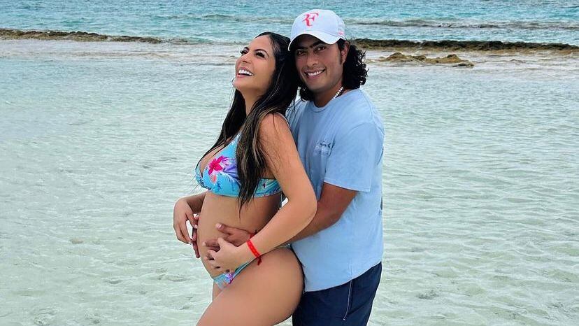 Laura Ojeda y Nicolás Petro en San Andrés.