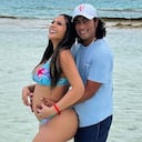 Laura Ojeda y Nicolás Petro en San Andrés.