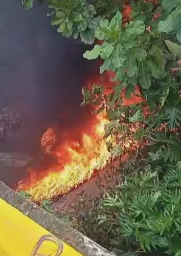 El incendio habría sido causado por habitantes en condición de calle.