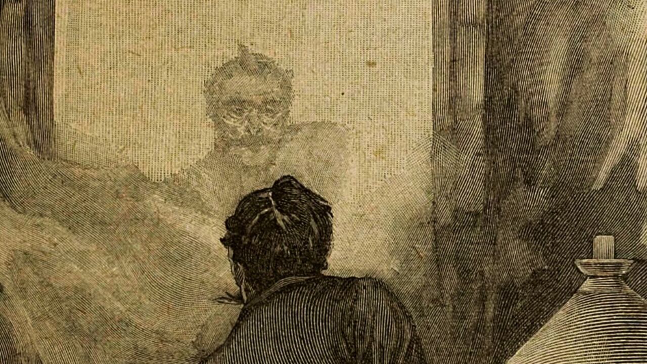 Ilustración de la novela de Guy de Maupassant Le Horla (Georges Lemoine / William Julian-Damazy, 1908).