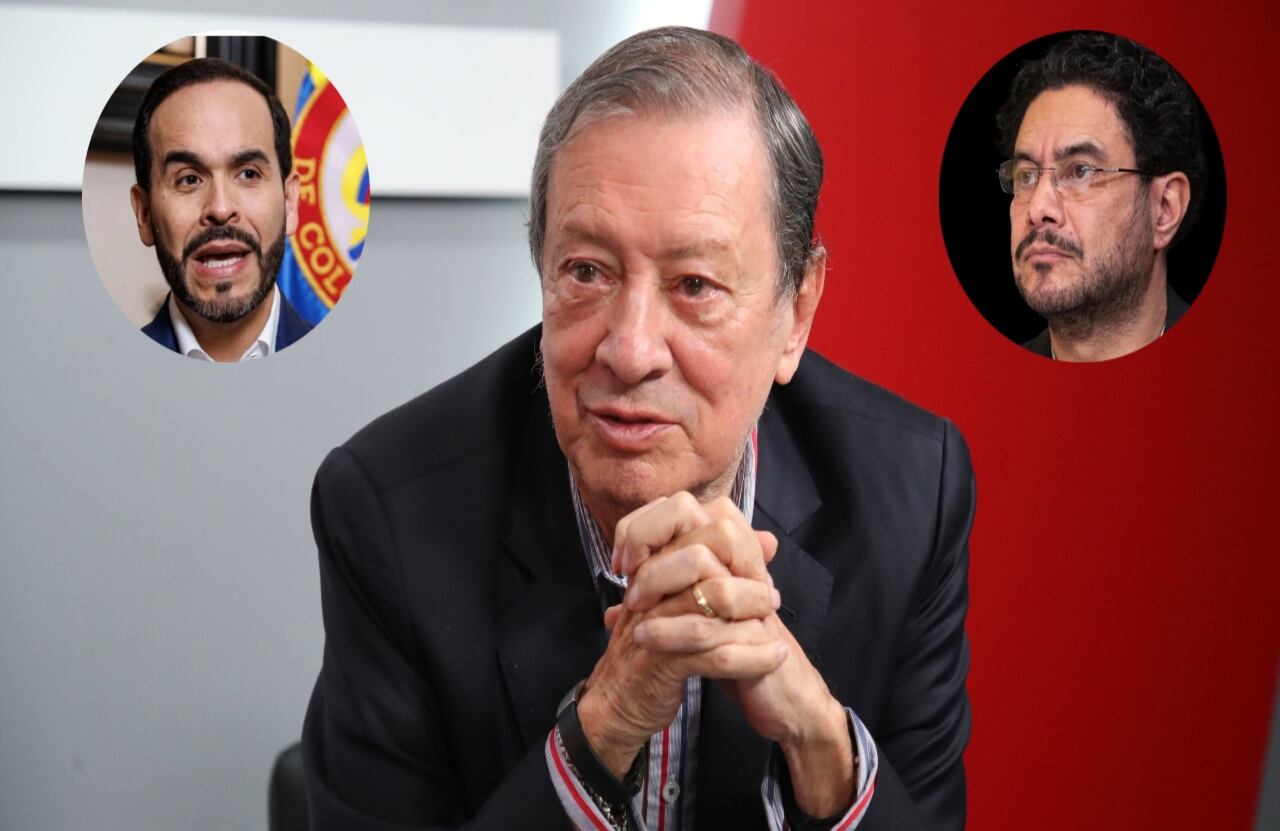 Mario Hernández, Abelardo de la Espriella e Iván Cepeda.