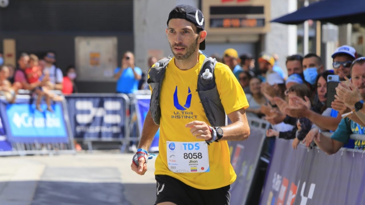Jhon Barrera, corredor colombiano de trail running. Foto: Instagram - jhonbarreramoreno