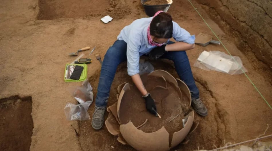 Labores arqueológicas en el Caribe colombiano.