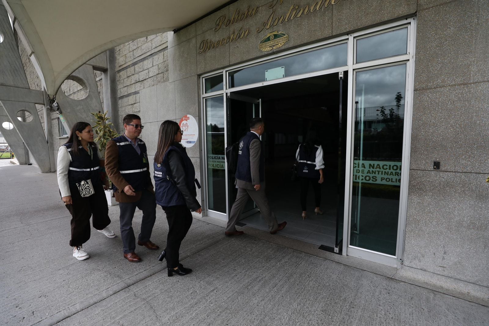 Así fue la llegada de la Procuraduría a Catam, en Bogotá.