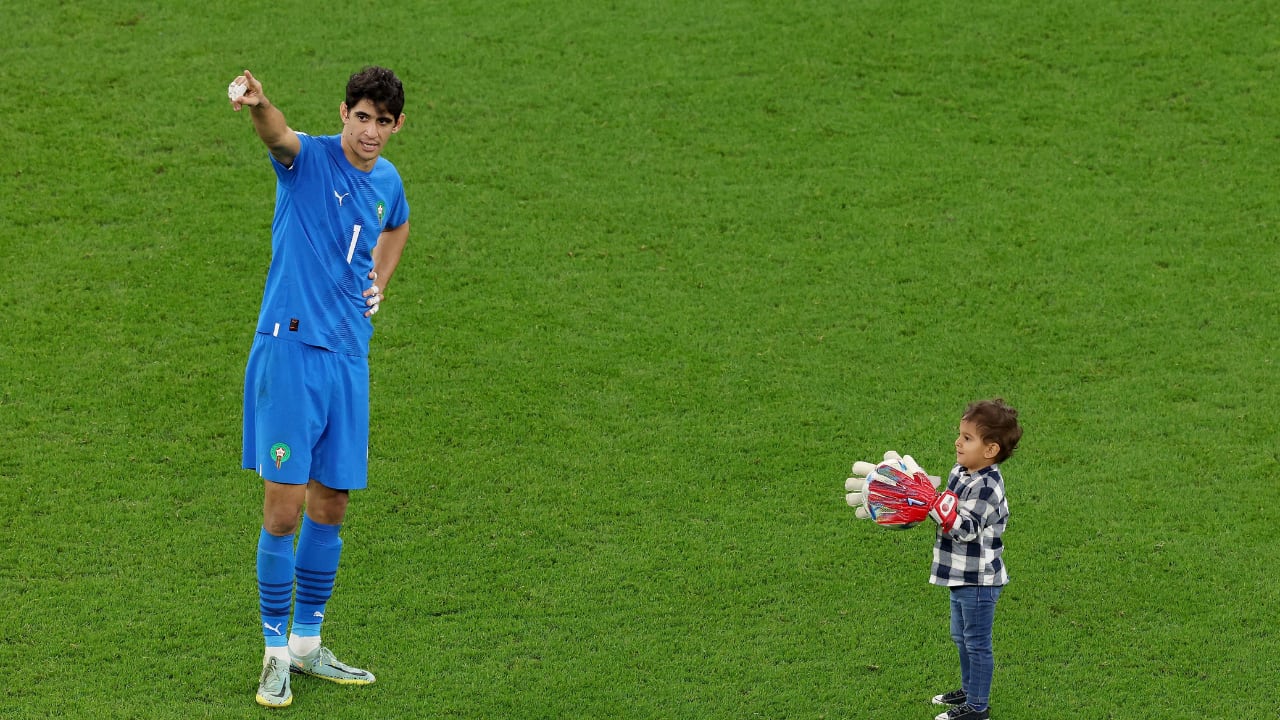 Yassine Bounou, gran figura de la Marruecos semifinalista en Qatar 2022.