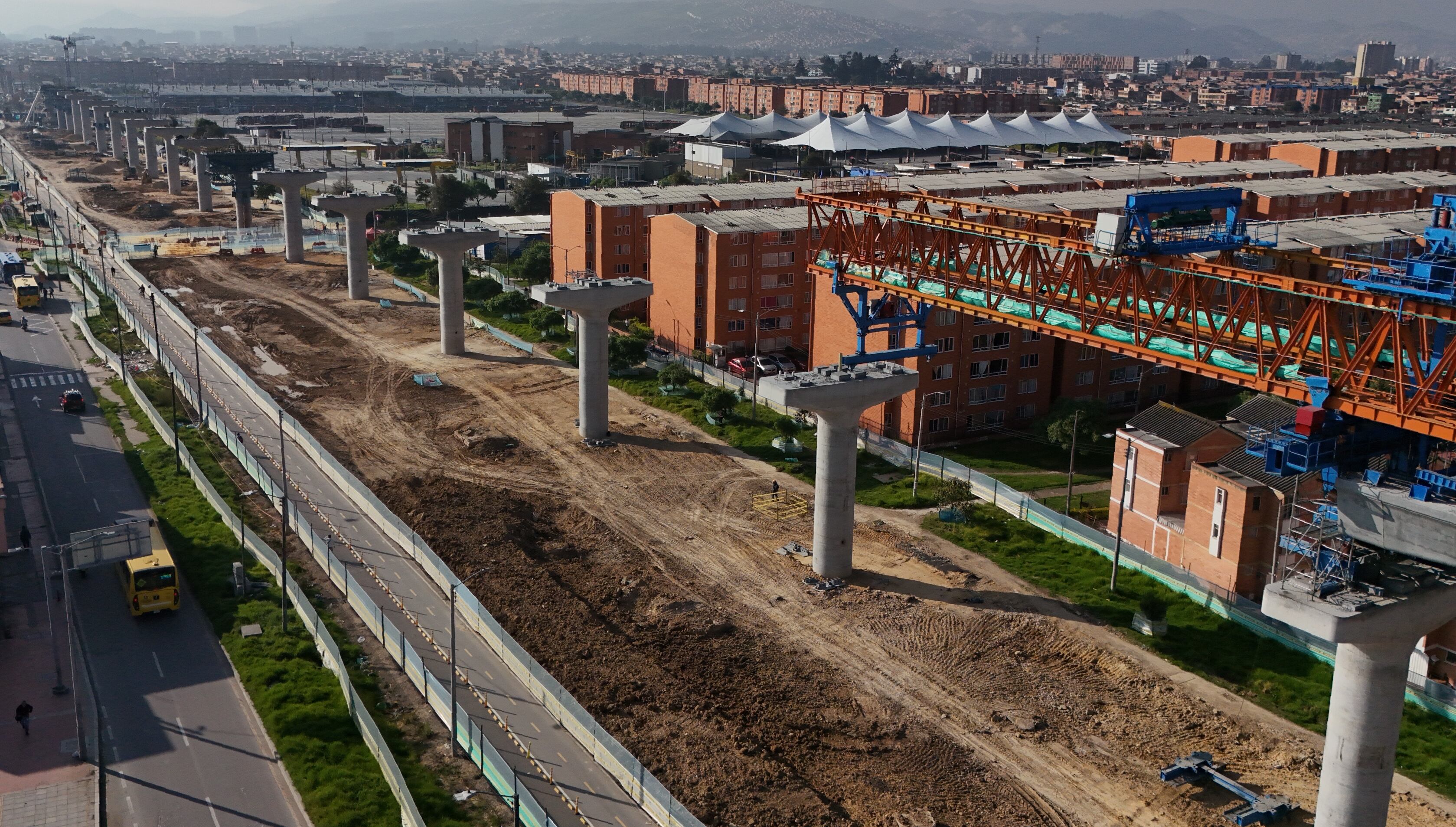 Obras viaducto Metro de Bogotá
enero 9 2024
Panoramica