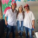 El presidente Gustavo Petro, Nicolás Petro y Day Vásquez