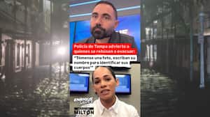 La Policía de Tampa ha tomado medidas proactivas al advertir a los residentes sobre el huracán Milton, sugiriendo que anoten su información personal en el brazo si deciden no evacuar de la región.