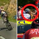 Thibaut Pinot sufrió dos accidentes durante la etapa 8 del Tour de Francia 2022