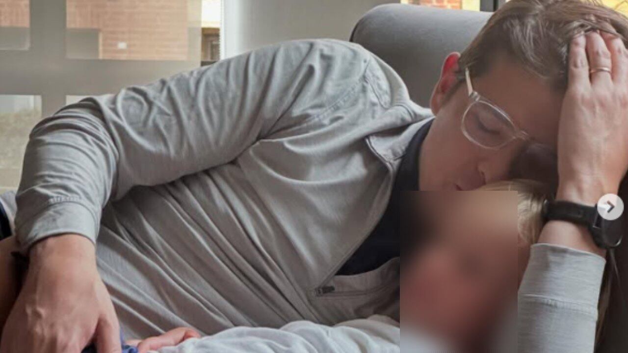 Miguel Uribe Turbay y su hijo