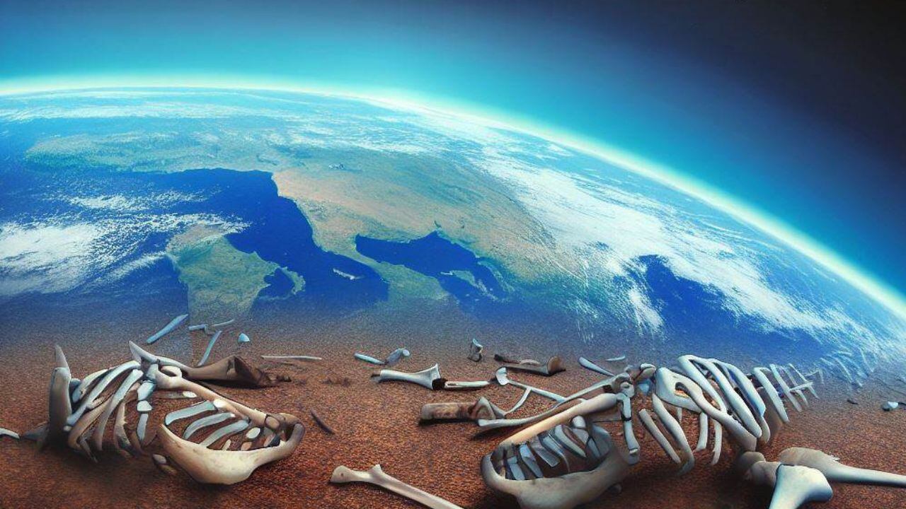 Criaturas de un mundo perdido en rocas de mil millones de años