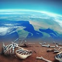 Criaturas de un mundo perdido en rocas de mil millones de años