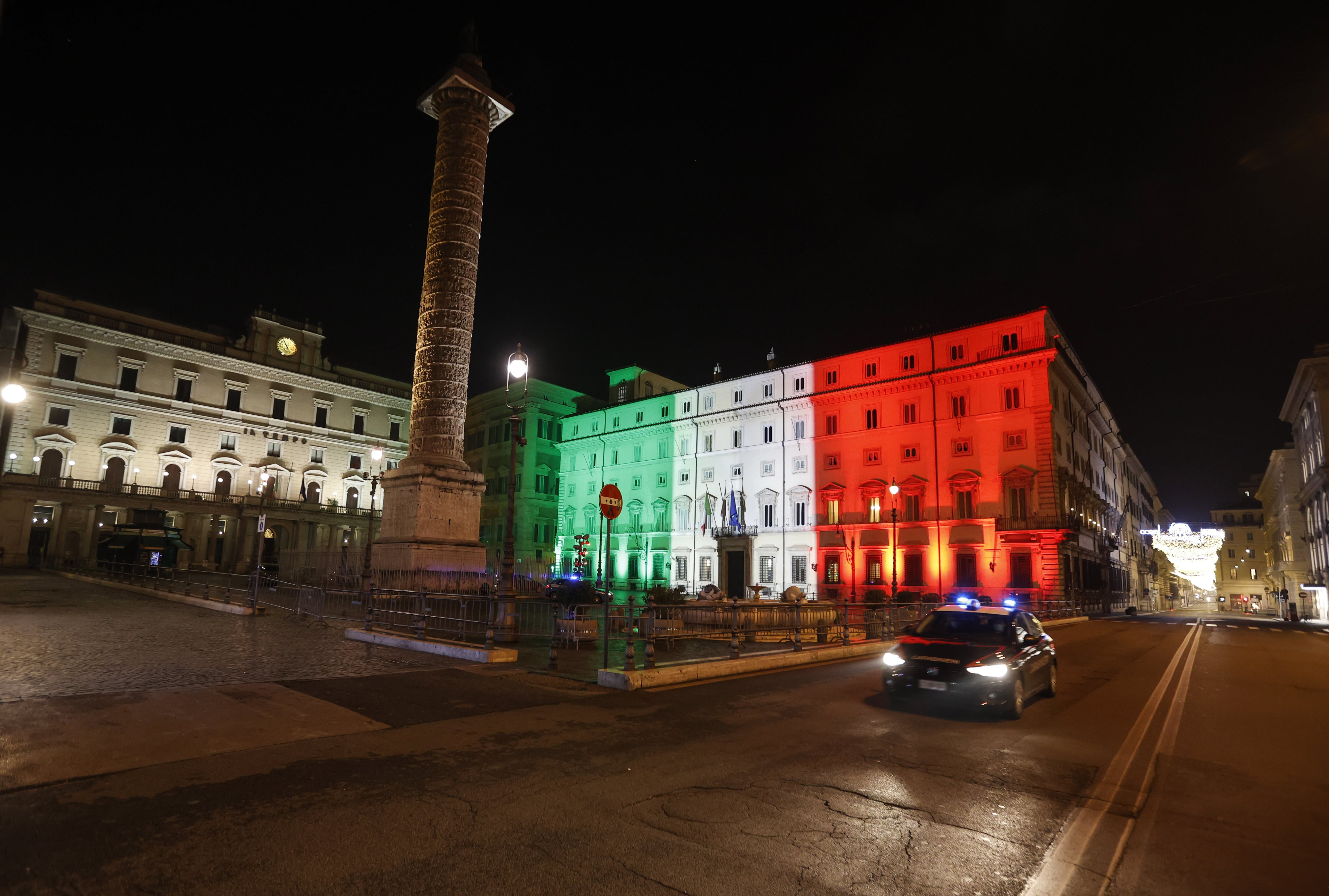 Roma, Italia, en medio de la cuarentena. Foto de Riccardo De Luca/Anadolu Agency via Getty Images)