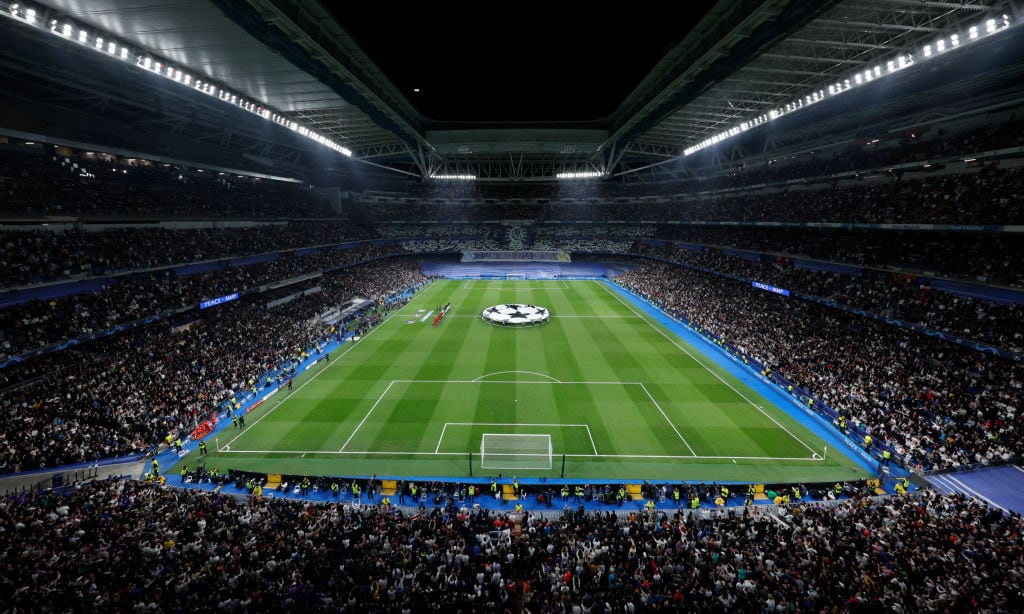 Estadio Santiago Bernabéu.