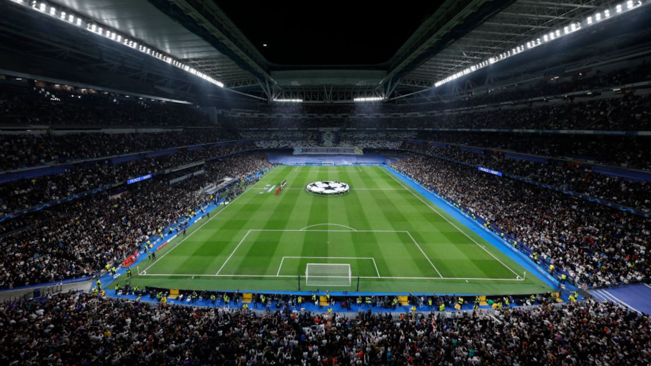 Estadio Santiago Bernabéu.