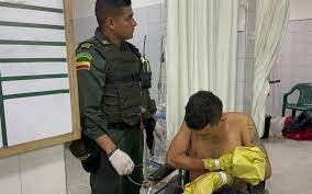 Uno de los asaltantes resultó herido.