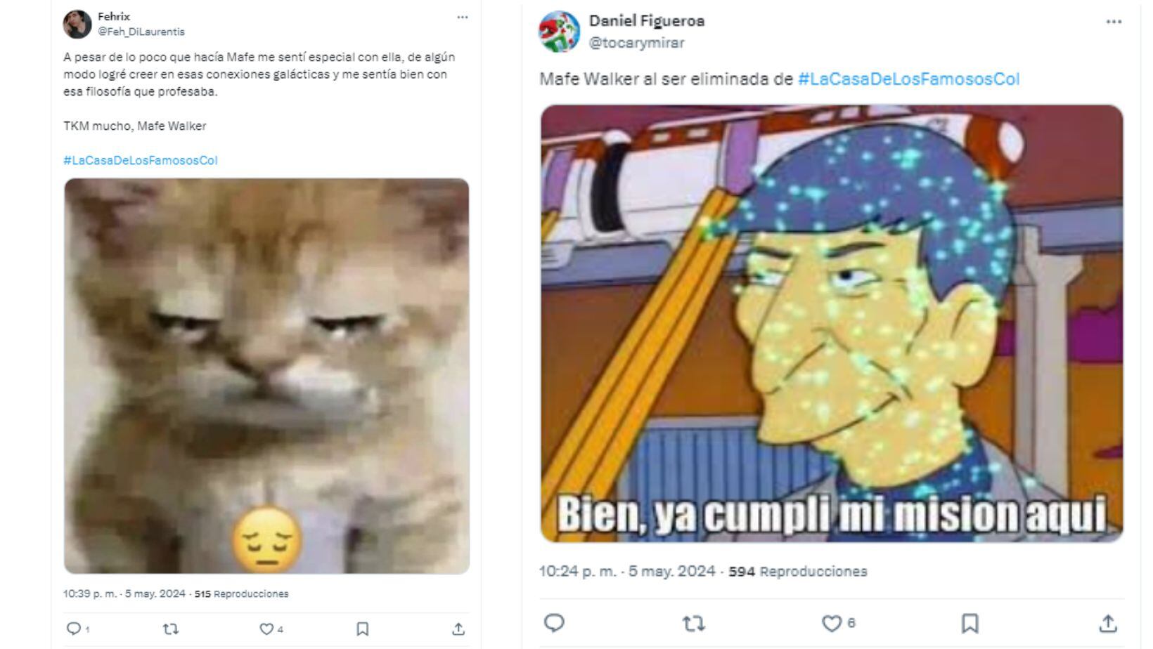 La eliminación de Mafe Walker de ‘La casa de los famosos Colombia’ conmocionó las redes: estos son los mejores memes