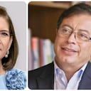 Margarita Cabello y Gustavo Petro