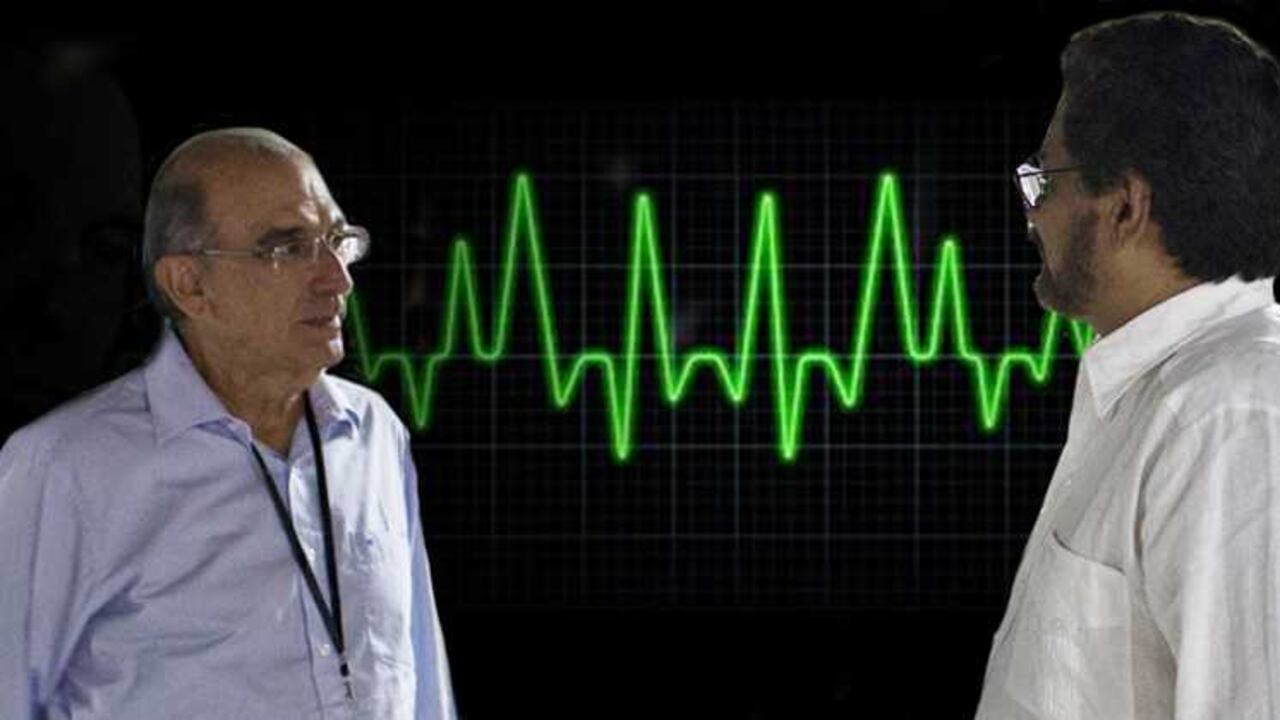 Humberto de la Calle e Iván Márquez