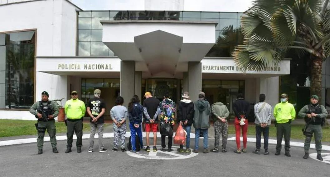 Desarticulan a la organización delincuencial conocida como La Tribu, dedicada a la venta de drogas a domicilio en Quindío