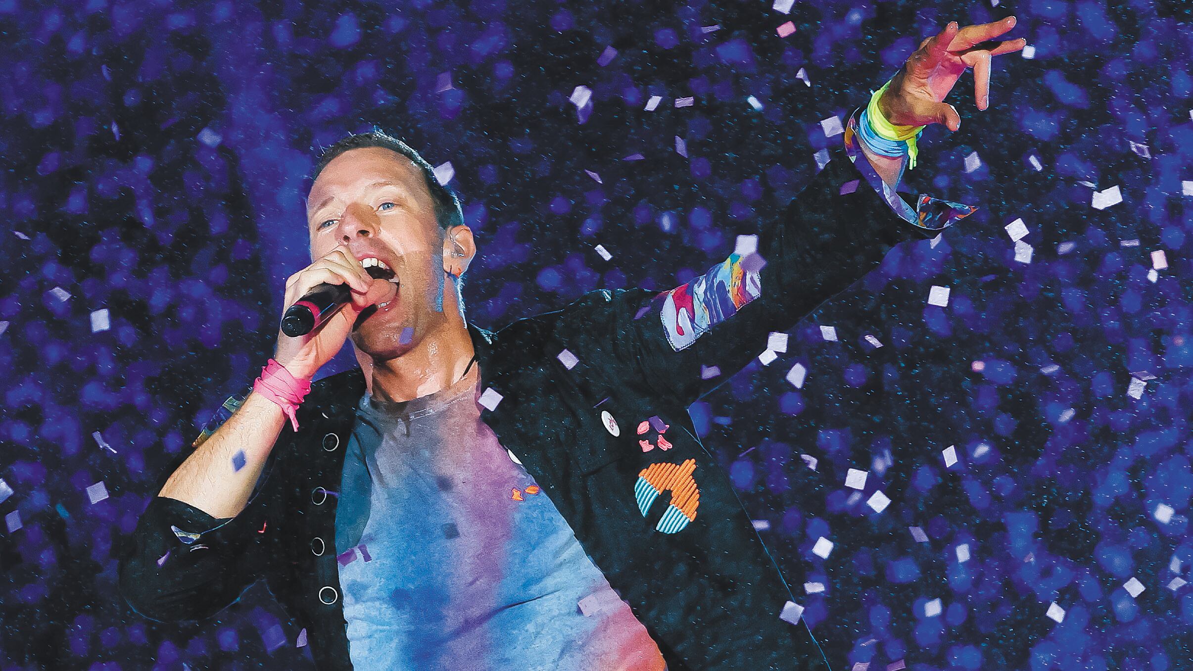 Chris Martin, vocalista y líder de la banda.