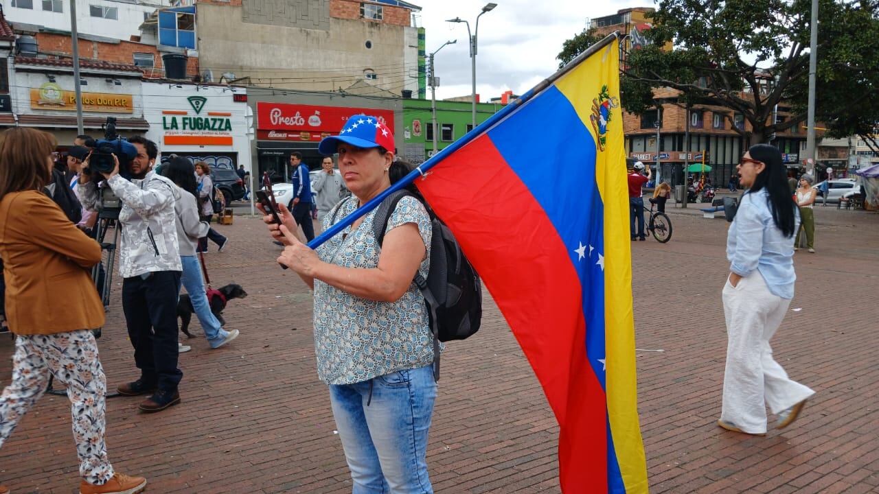Concentración de ciudadanos de Venezuela en la iglesia de Lourdes.
Captura de Nicolás Maduro
