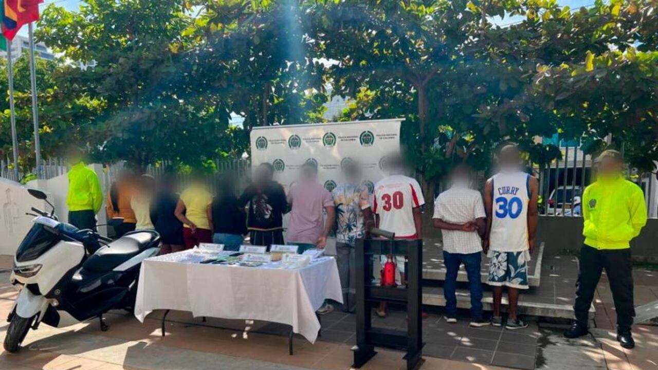 Los capturados son señalados del expendido de drogas en la ciudad.
