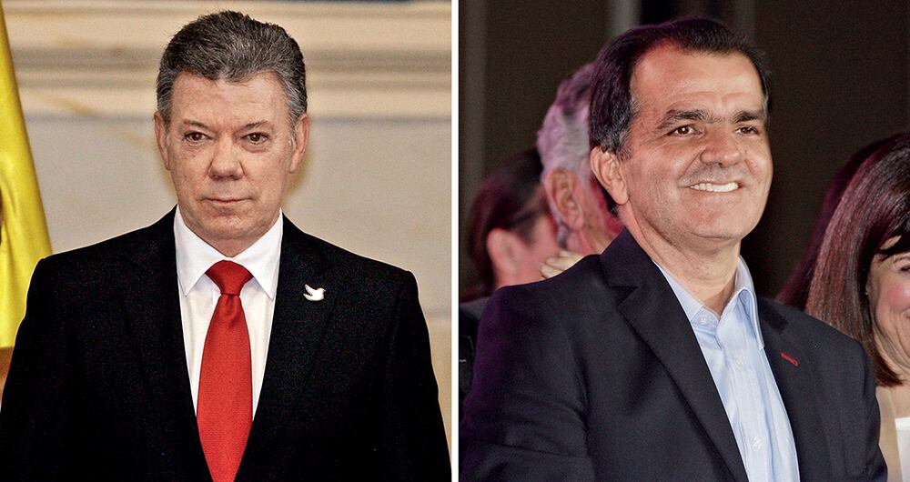 Juan Manuel Santos Calderón es un político y economista colombiano ganador del Premio Nobel de la Paz, que ejerció el cargo de presidente de la República de Colombia desde el 7 de agosto de 2010 hasta el 7 de agosto de 2018 siendo reelegido en 2014. 