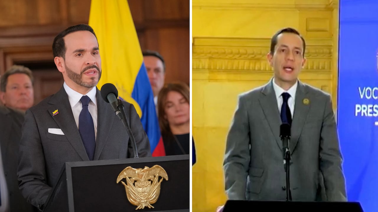 Presidente Abelardo De La Espriella y Andrés Barreto.