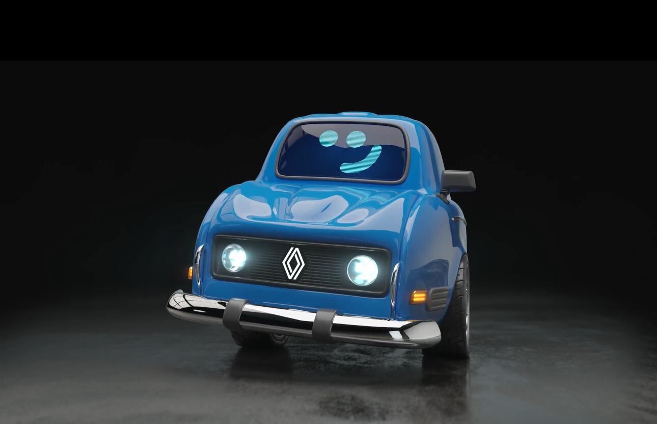 Una inteligencia artificial con la forma de ¿l Renault 4 será el guía del recorrido