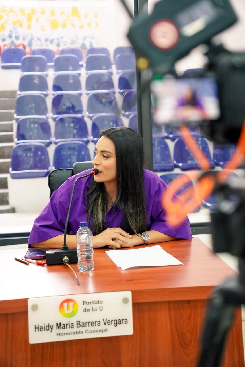Heidy María Barrera, concejal de Barranquilla.