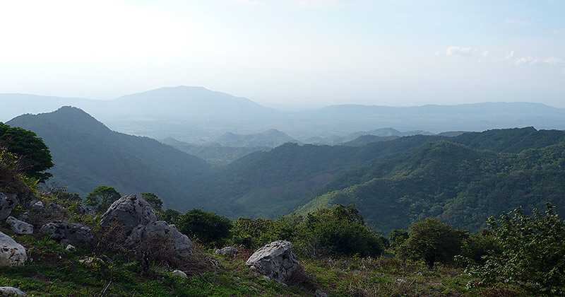 Panorámica del piedemonte de la serranía de Perijá.