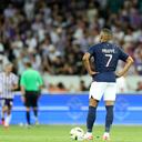 Kylian Mbappé reacciona tras el gol de Toulouse que decretó el empate.