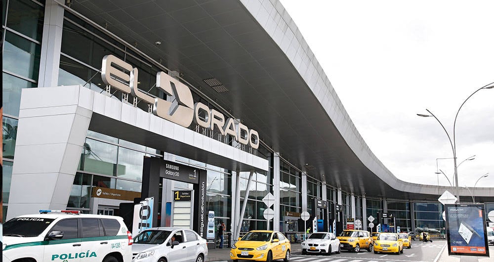 Aeropuerto El Dorado, en Bogotá. 