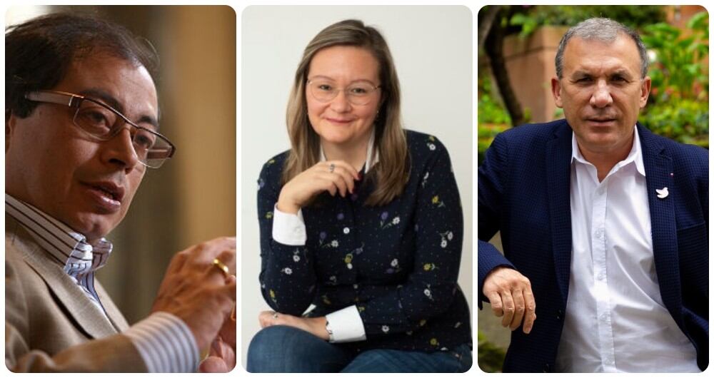 Gustavo Petro, Cielo Rusinque y Roy Barreras