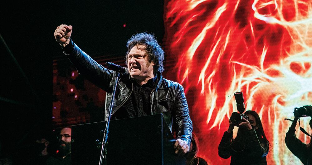 Javier Milei, candidato favorito a ser el siguiente presidente de Argentina.