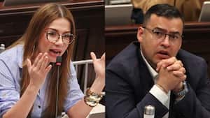 Catherine Juvinao y Jaime Raúl Salamanca.