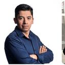 Senador electo Ariel Ávila, y el periodista Manuel Salazar.