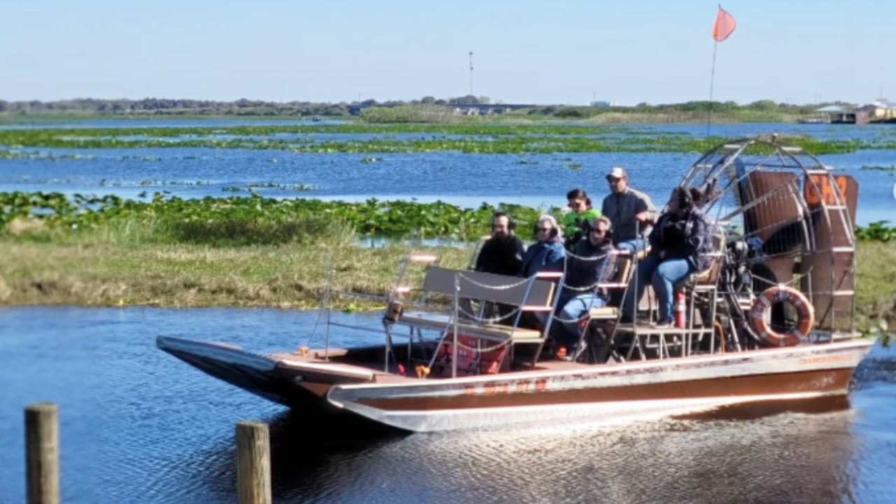 Paseo en el lago Kissimmee.