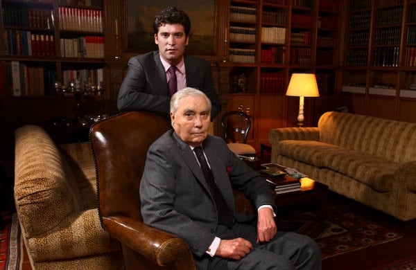 Julio Mario Santo Domingo y Alejandro Santo Domingo. Foto tomada el 30 de noviembre de 2010.