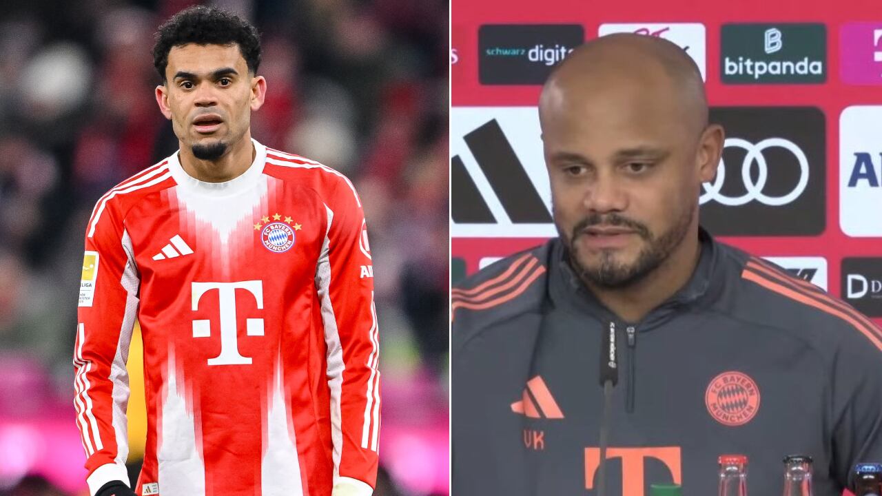 Vincent Kompany fue claro sobre la comparación de Luis Díaz con Frank Ribery