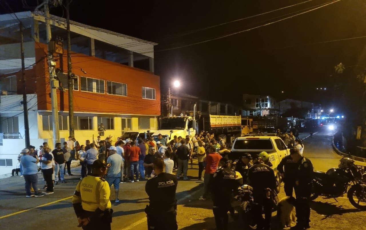 Se han presentado manifestaciones en los kilómetros 59 y 44.