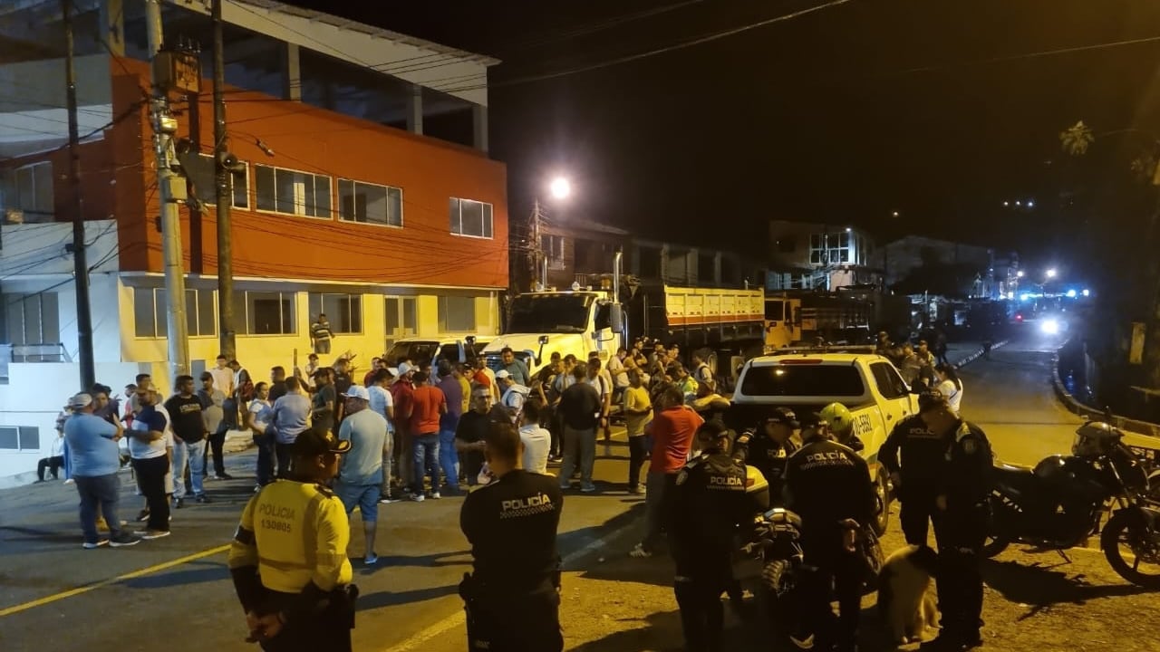 Se han presentado manifestaciones en los kilómetros 59 y 44.