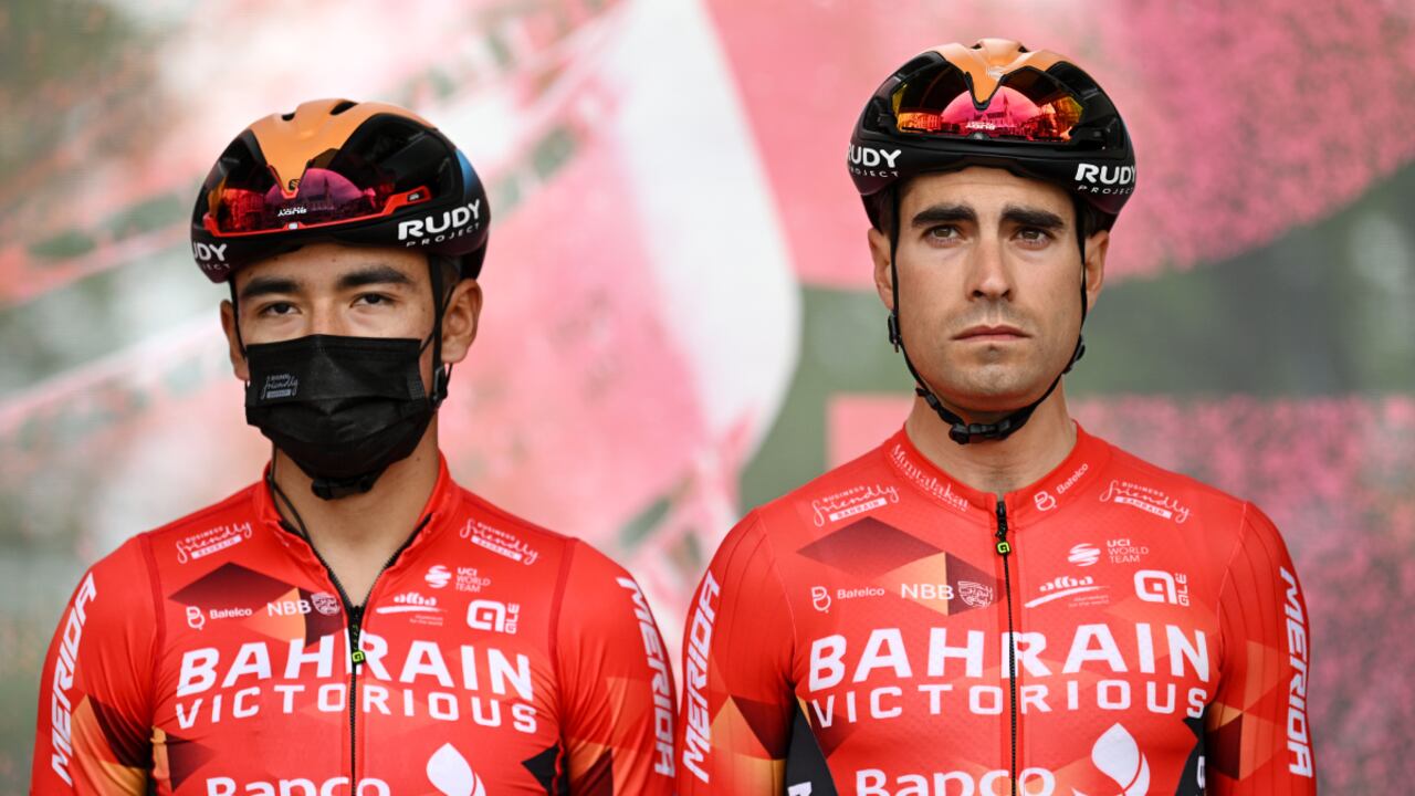 El pedalista español comparte equipo con el colombiano Santiago Buitrago.