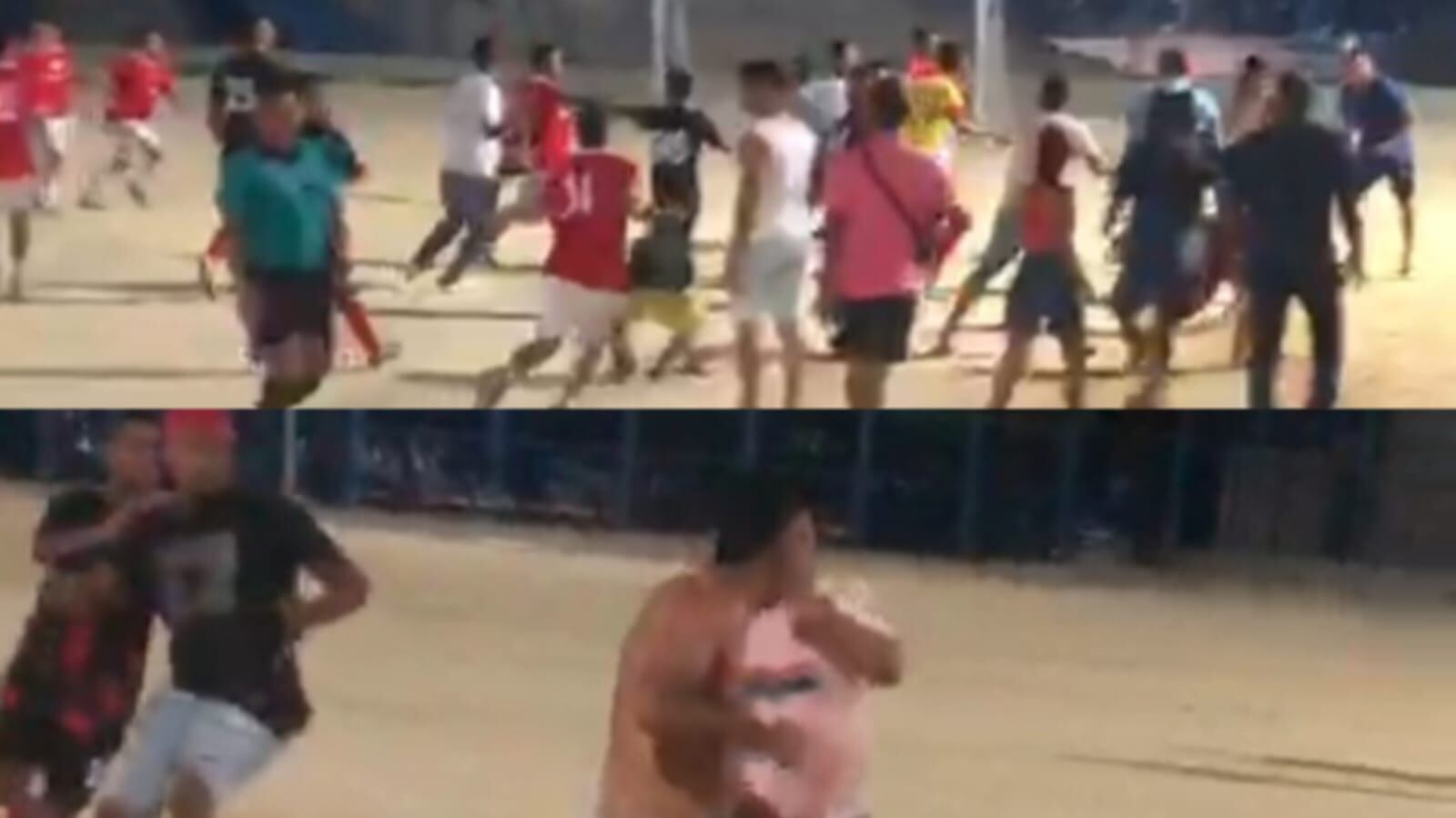 La arena del escenario deportivo se convirtió en un ring de boxeo