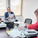 La exdirectora de la Agencia para la Defensa Jurídica del Estado, Martha Lucía Zamora, estuvo en la Procuraduría entregando su versión sobre la licitación para el contrato de fabricación de pasaportes.