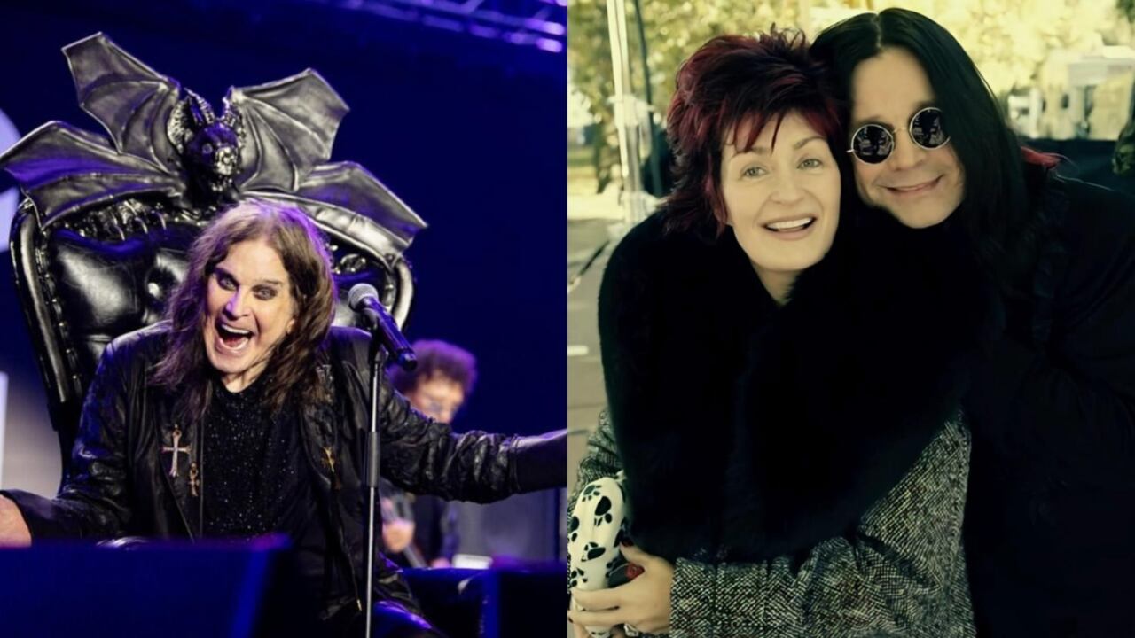 Ozzy y Sharon Osbourne, la pareja polémica e inseparable del metal.