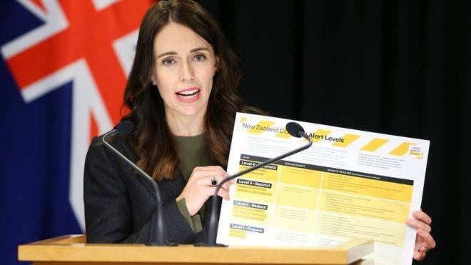 La primera ministra Jacinda Ardern anunció "la restricción más estricta a los movimientos en Nueva Zelanda en la historia moderna".