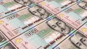 Billete viejito de 2000 pesos colombianos