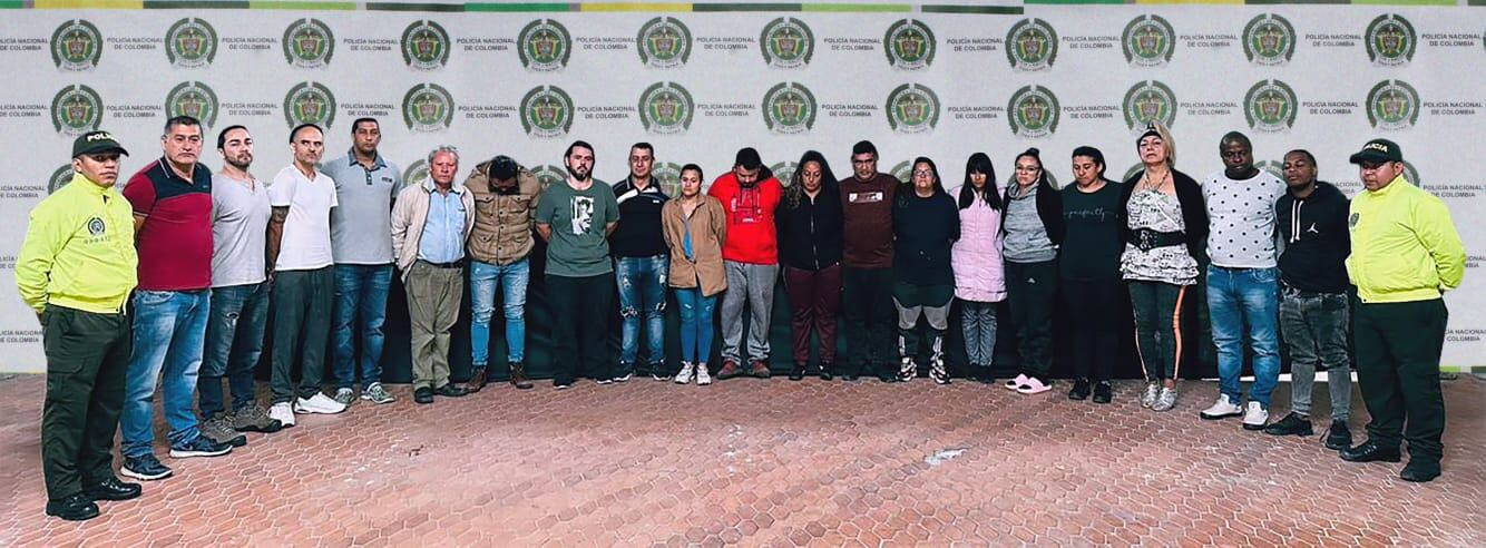 Captura de la banda hacker.